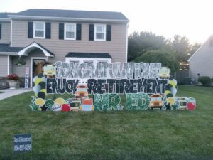Retirement Party Lawn Sign