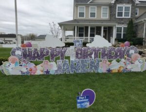 Sports Party Theme Bday Lawn Sign