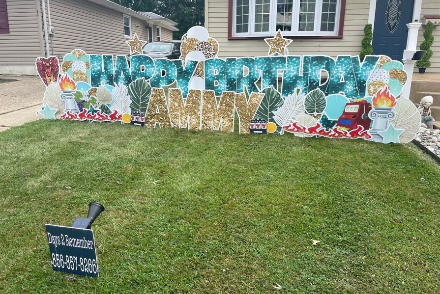Birthday Lawn Signs: A Stylish Celebration