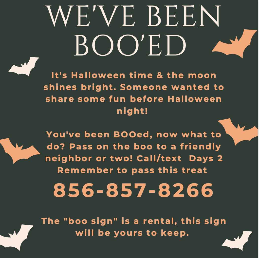 Halloween Yard Signs - Boo'd