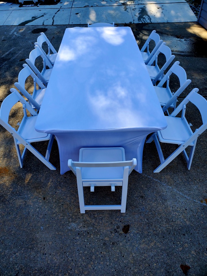 Table and Chair Rentals Days 2 Remember