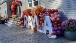 Marquee Letter Balloon Display