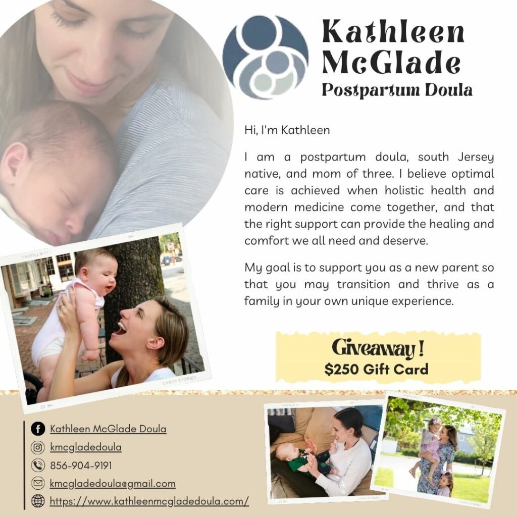 Kathleen McGlade. Baby Expo, South Jersey baby expo, vendor, baby shower